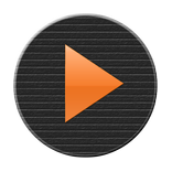 ”Poweramp Skin Dark Minimal