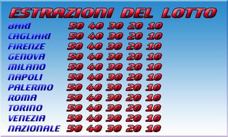 Ultime estrazioni del lotto 海报