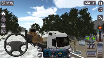 Simulateur de tracteur routier Affiche