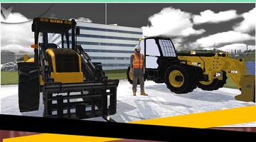 Dozer Crane Simulationsspiel 2 Plakat