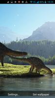 Dinosaures Fond Animé Affiche