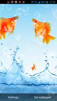 2 Schermata Gold Fish Live Wallpaper