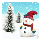 Snowman Live Wallpaper simgesi