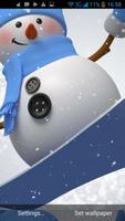 Snowman Live Wallpaper Ekran Görüntüsü 3