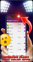 color Flash notification alert Cartaz