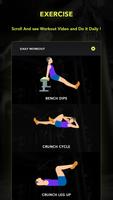 Daily Work Out : Fitness Exercises Ekran Görüntüsü 1