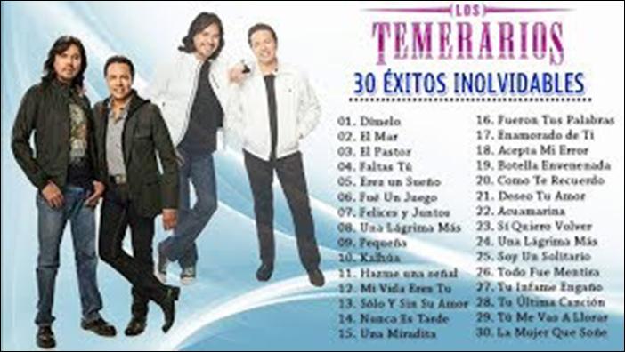 Musica Los Temerarios Canciones For Android Apk Download