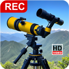 caméra télescope ultra zoom icône