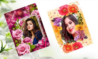 Flower Photo Frames HD : Beauty Images Editor Affiche