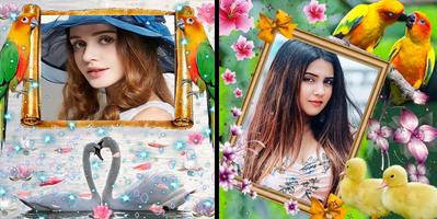 برنامه‌نما Love Birds Insta Dp Photo Frame New : Image Editor عکس از صفحه