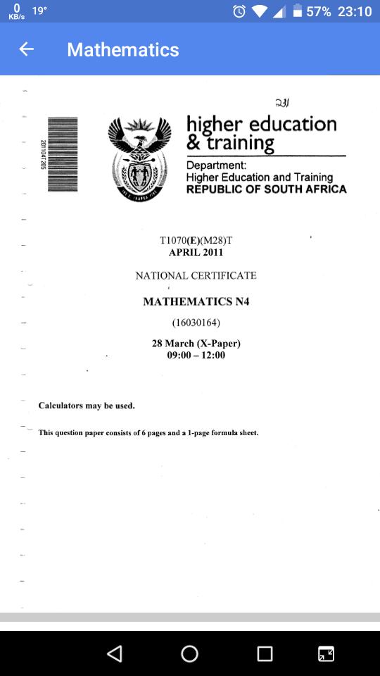 TVET Exam Papers Get NATED Papers Here For Android APK