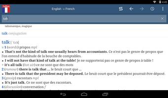 Collins French Dictionary syot layar 3