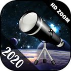 ultra telescópio zoom hq zoom hd camera ícone