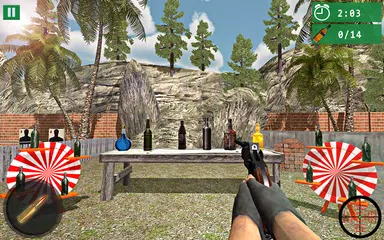 Descargar APK de botella tirador: 3D Pistola disparo formarer