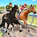 Jeu de courses de chevaux enchaînés-Horse Derby APK