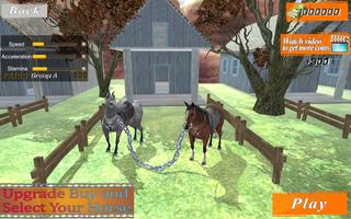 Corrida de Cavalos Acorrentados Jogo-Horse Derby imagem de tela 1