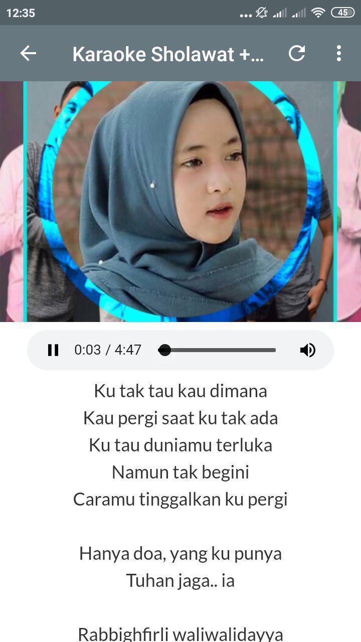 Karaoke Sholawat Nissa Sabyan Offline Lirik For Android Apk