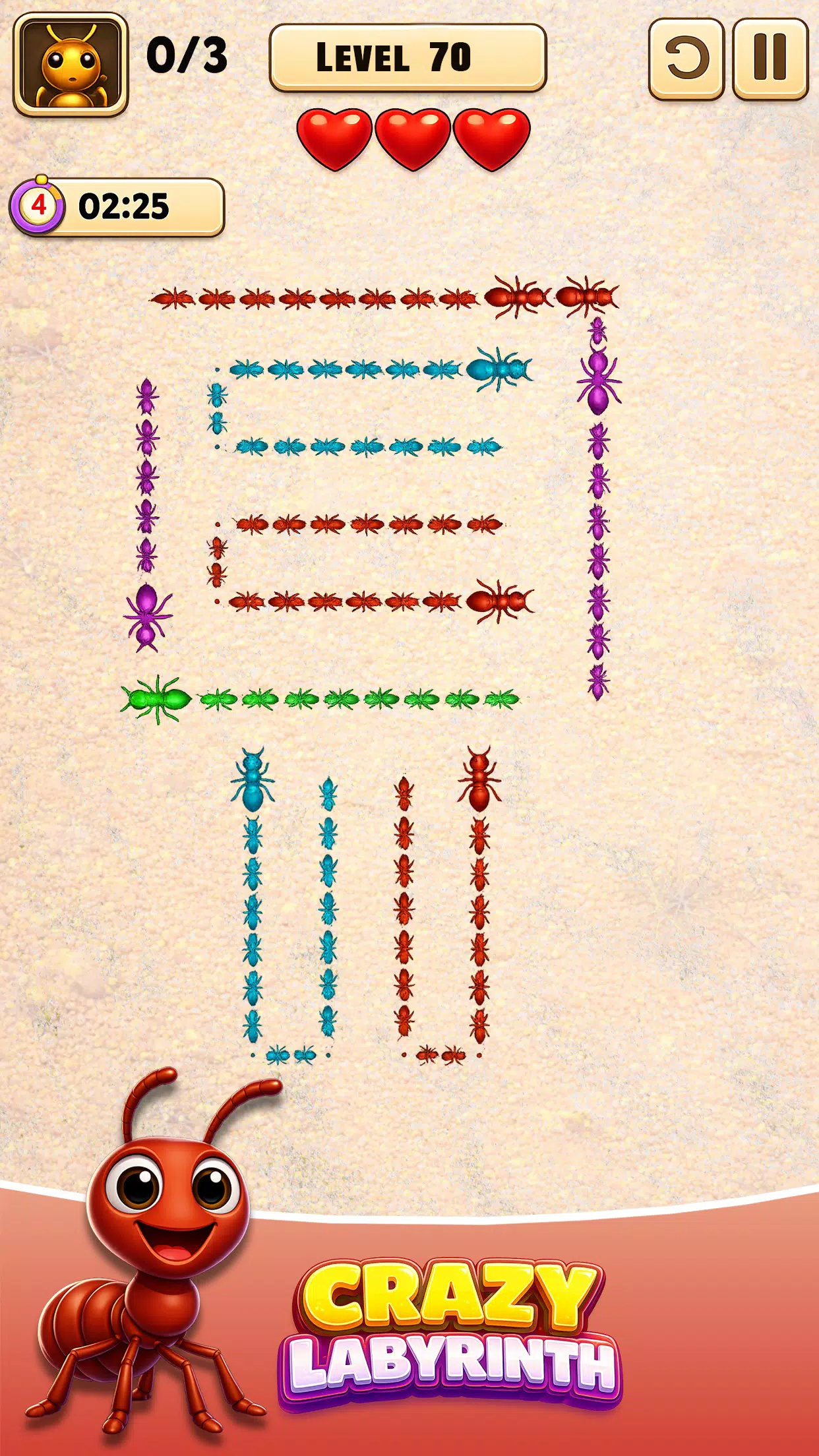 Ant Escape Out – Logic Puzzle