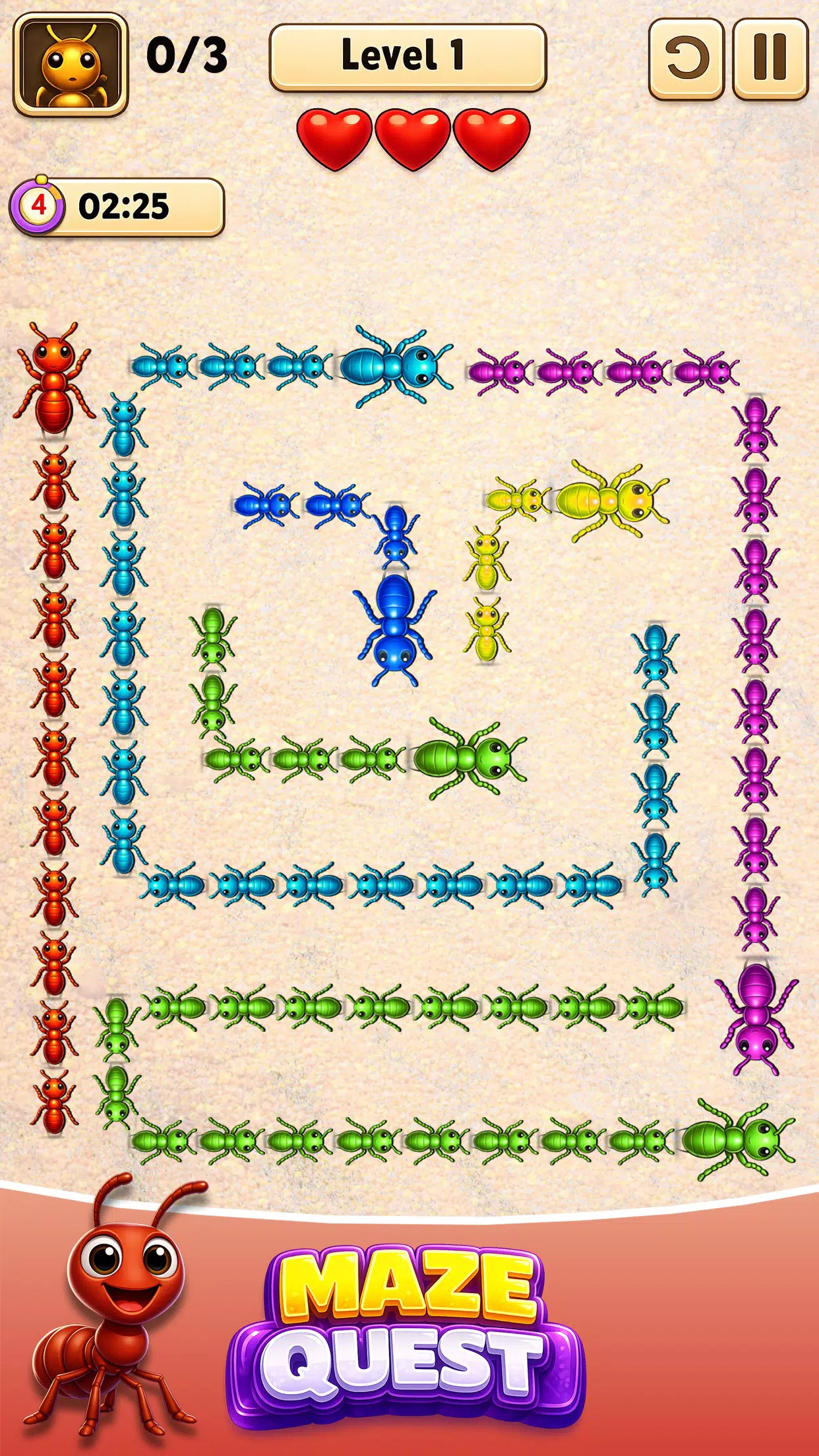 Ant Escape Out – Logic Puzzle