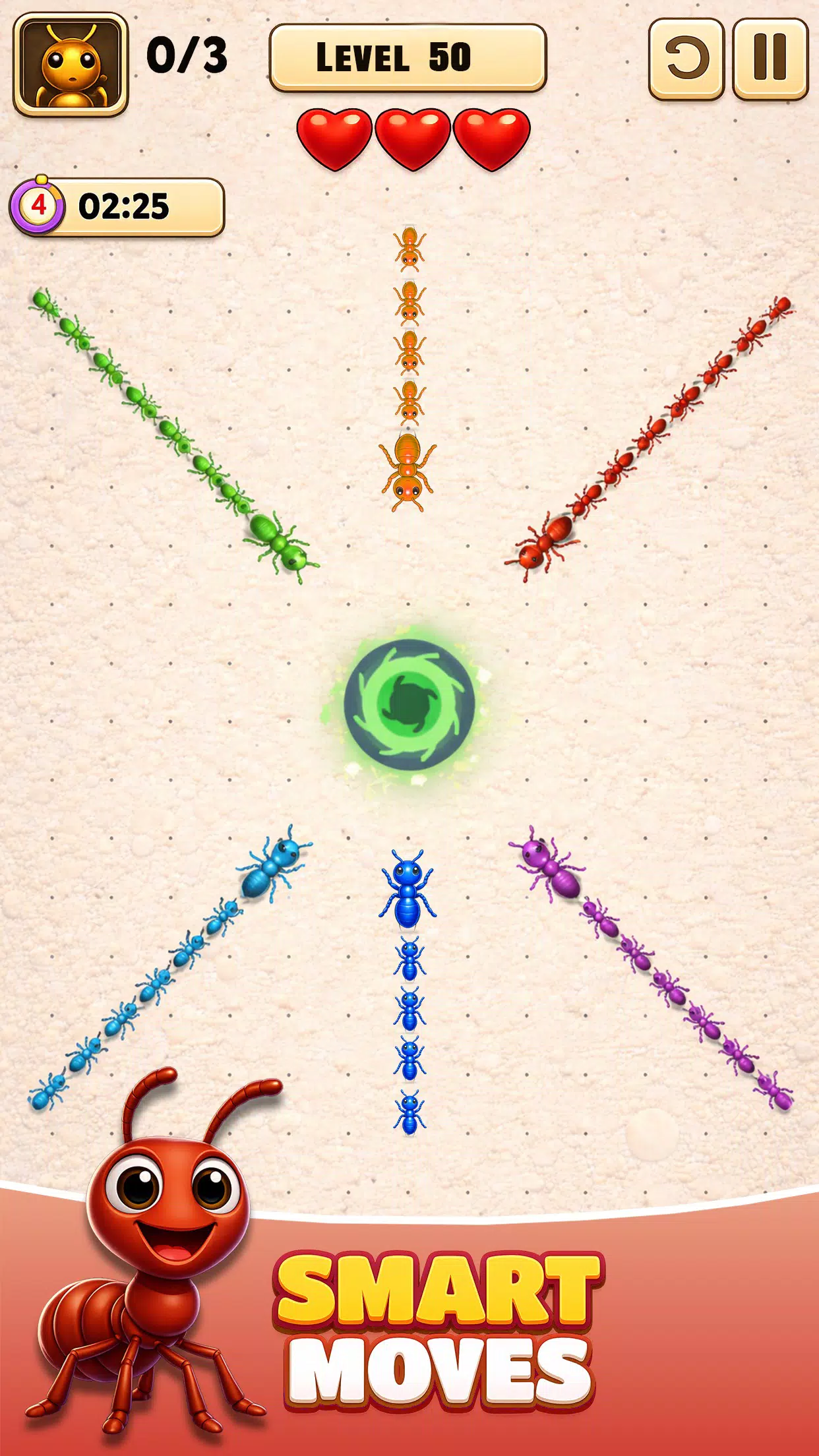 Ant Escape Out – Logic Puzzle