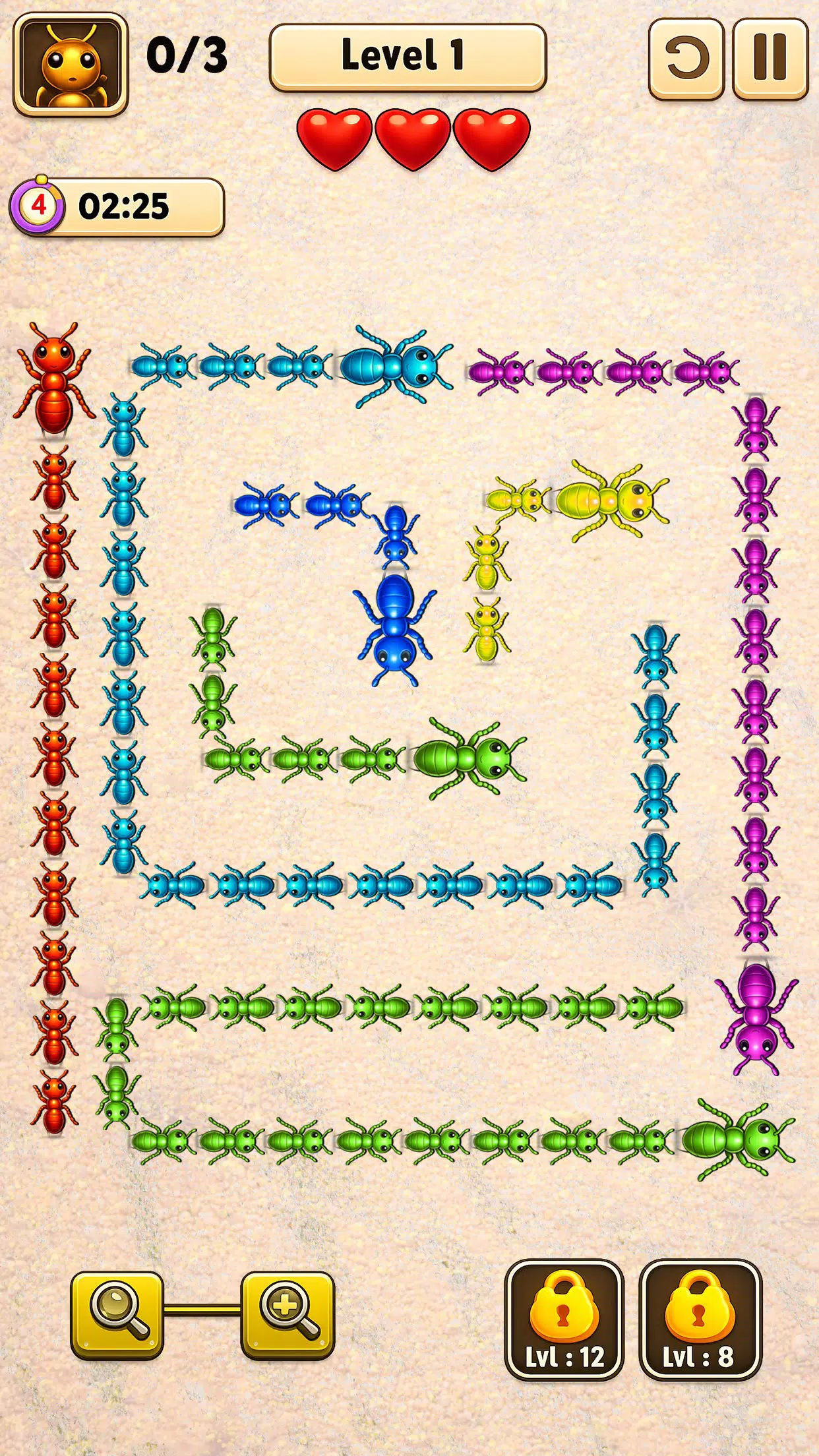 Ant Escape Out – Logic Puzzle