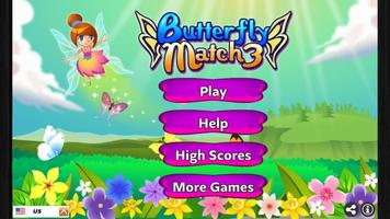 Butterfly Match 3 syot layar 2