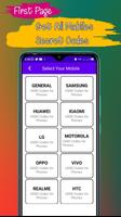 Mobile Secret Code & Android T ภาพหน้าจอ 1