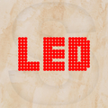 Simple LED Screen text