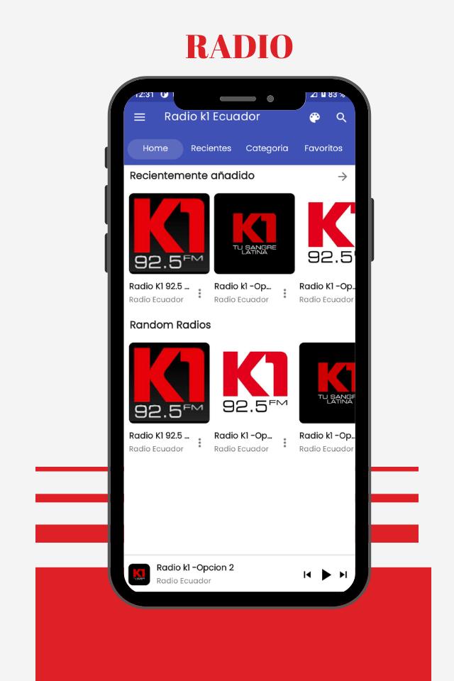 Descarga de APK de Radio k1 Ecuador para Android