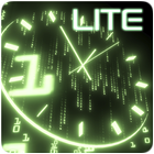 Neon Matrix Rain Clock icon