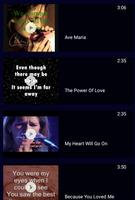 Celine Dion Top Songs with lyrics screenshot 1