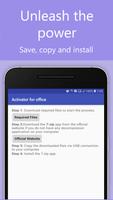 Activator for office poster