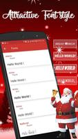 Santa Claus Emoji Keyboard 201 اسکرین شاٹ 1