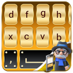 Gold Keyboard: Golden Keyboard Theme