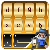 Gold Keyboard: Golden Keyboard Theme simgesi