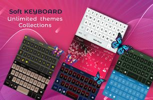 Poster Tastiera di stile font italia/ Italian Keyboard