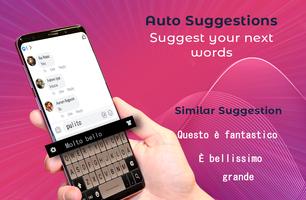 Tastiera di stile font italia/ Italian Keyboard Ekran Görüntüsü 1