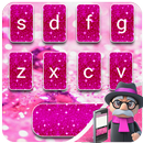 APK Pink Glitters Keyboard 2018
