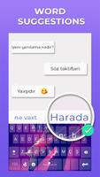 Azerbaijani Keyboard-Azerbaijani Language Keyboard capture d'écran 1