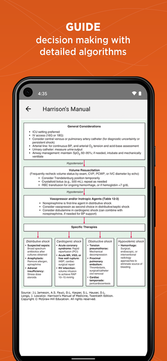 Harrison's Manual of Medicine screenshot 3