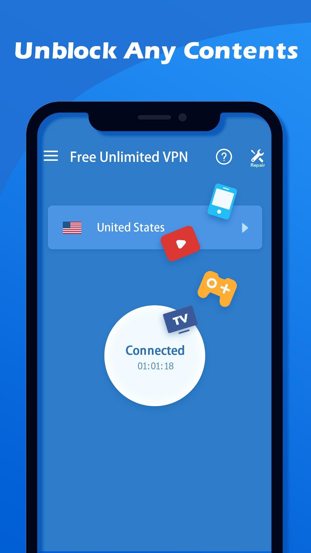 Free Unlimited VPN for Android - APK Download