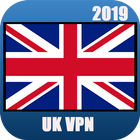 UK VPN - Unblock VPN Proxy & Free Wi-Fi Security आइकन