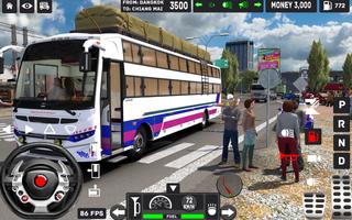 Bus-Simulator: Bus-Spiele 3D Plakat