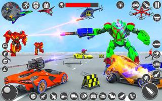 Robot Transform Robot War Game plakat