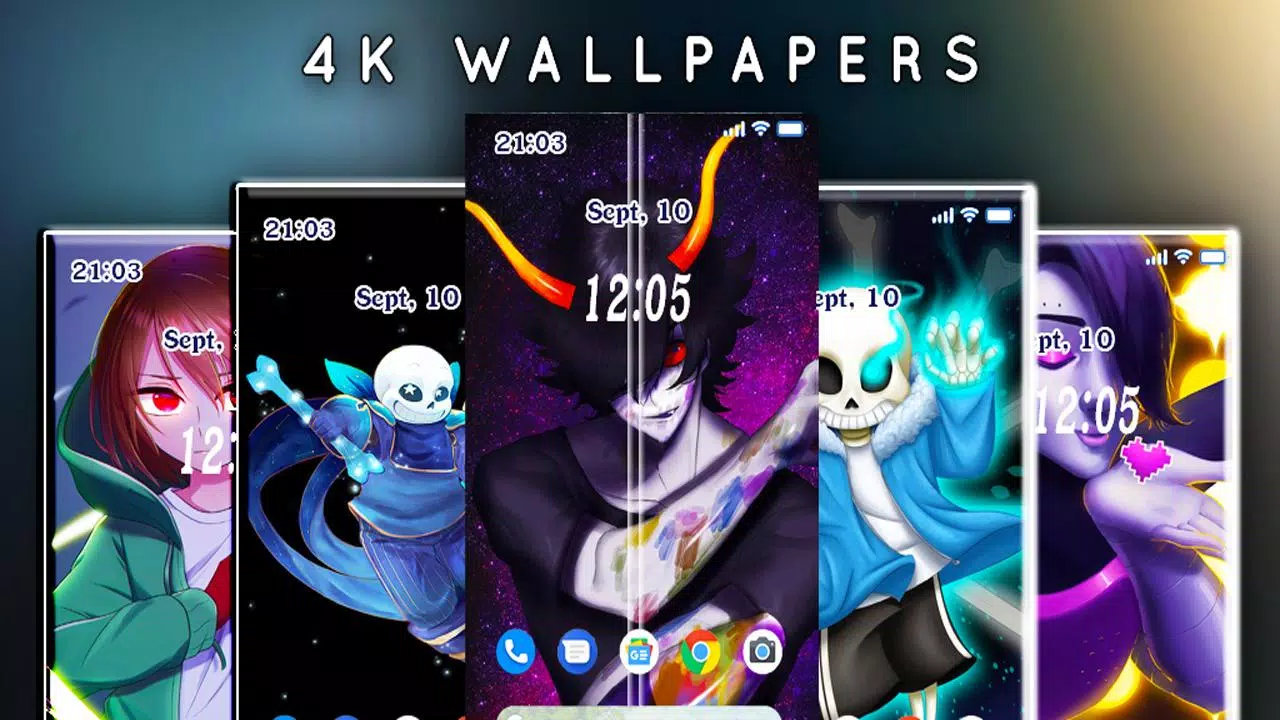 Fond d'écran Undertale & Sans Frisk HD APK pour Android Télécharger