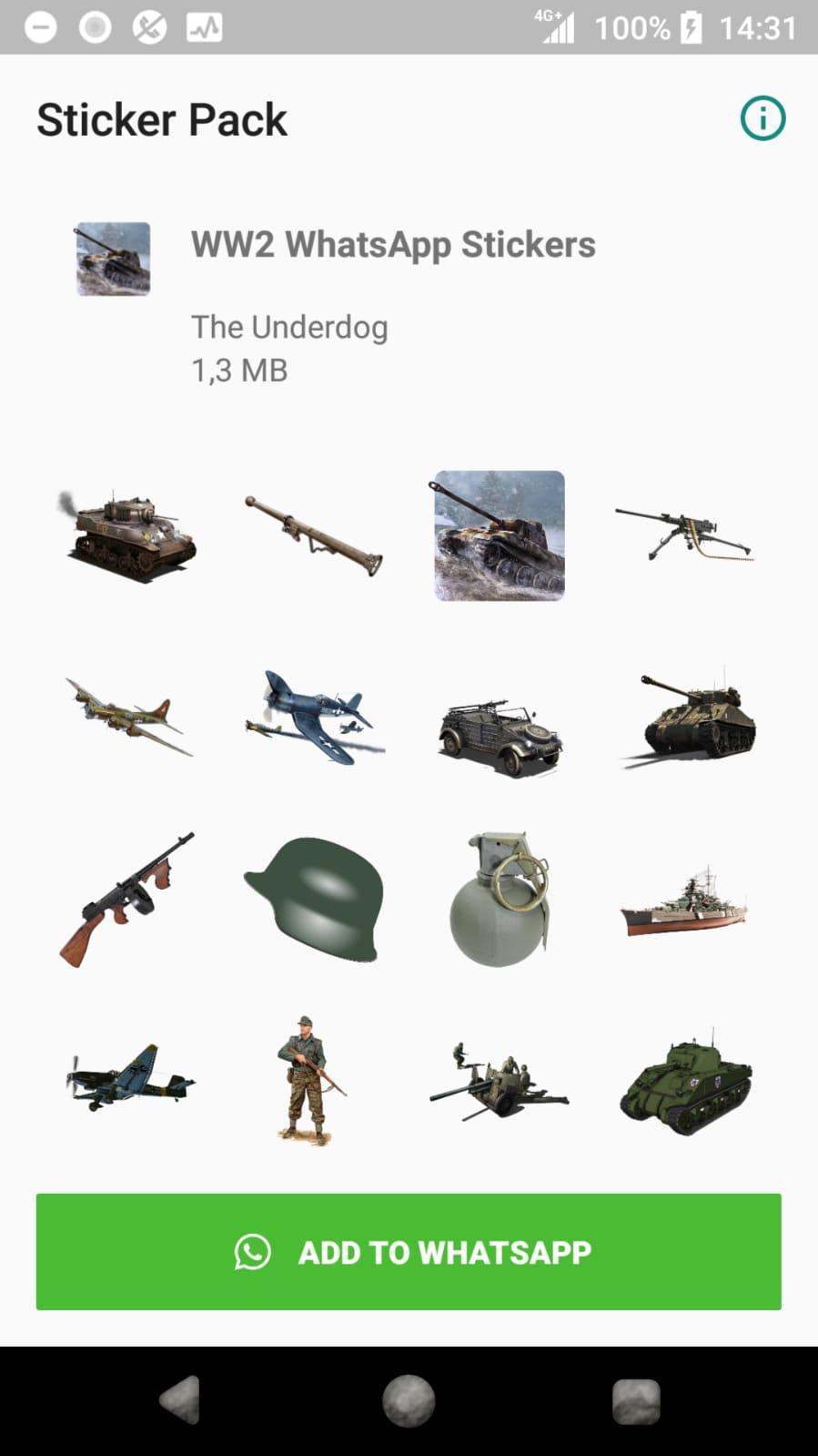 Wastickerapps Ww2 Stickers For Android Apk Download