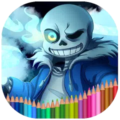 Coloring book for Undertale