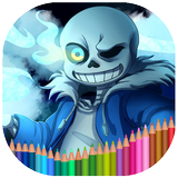 Coloring book for Undertale icône