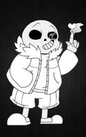 Coloring book for Undertale poster