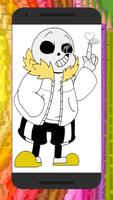 Undertale coloring book poster